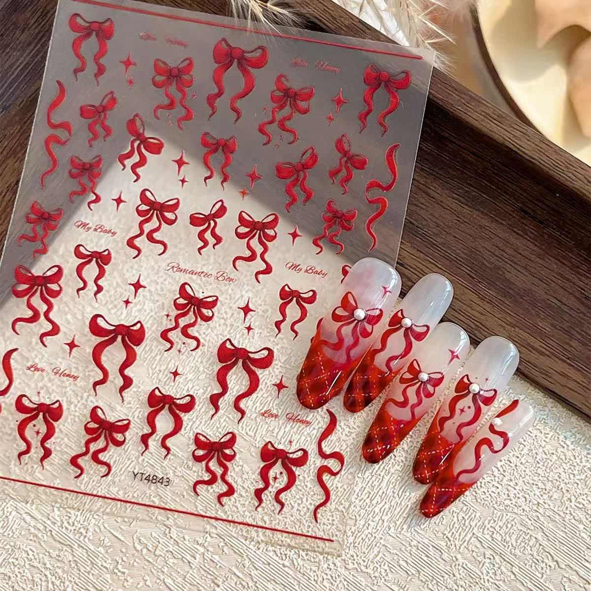 Nail Art Stickers - YT 4843