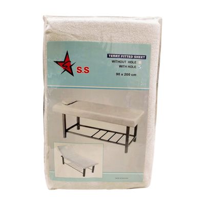 SilverStar Terry Fitted Bed Sheet No Face Hole
