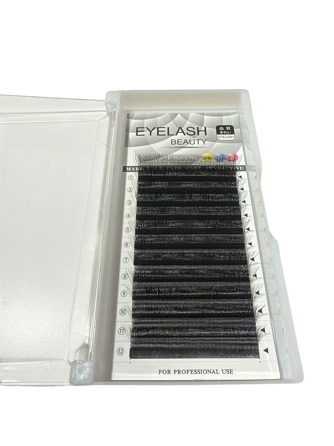 Eyelashes | 夹心三叶草C-0.07, Name: 9mm