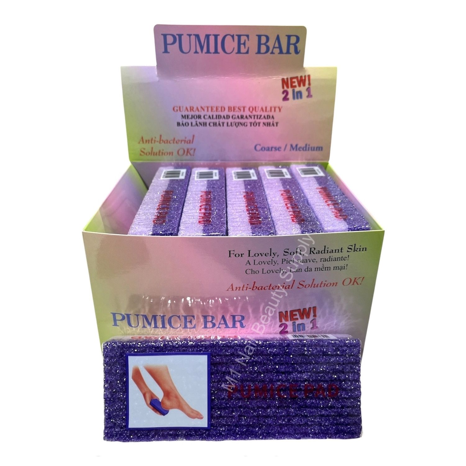 2 in 1 Pumice Coarse/Medium (12pcs/box)