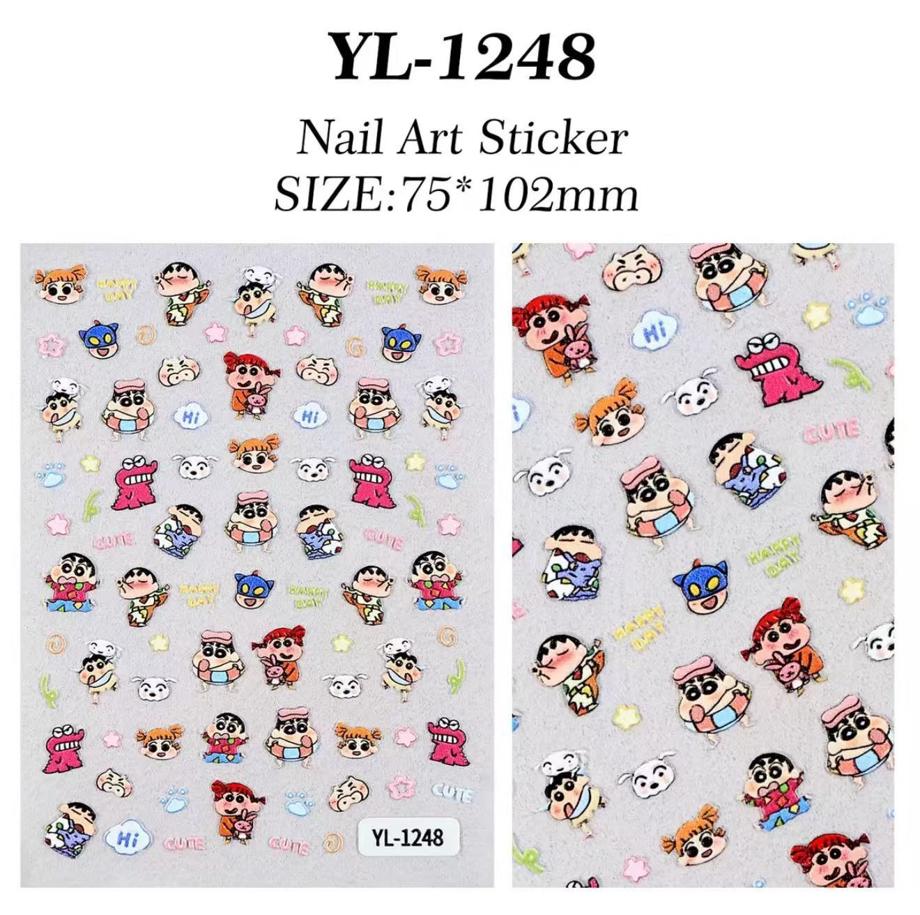 5D Nail Stickers - YL 1248