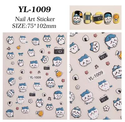 5D Nail Stickers - YL 1009