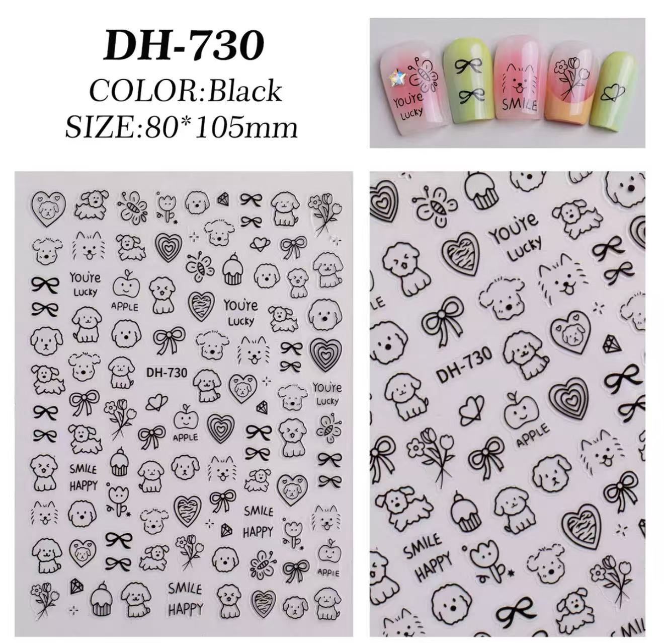 Nail Stickers - DH 730