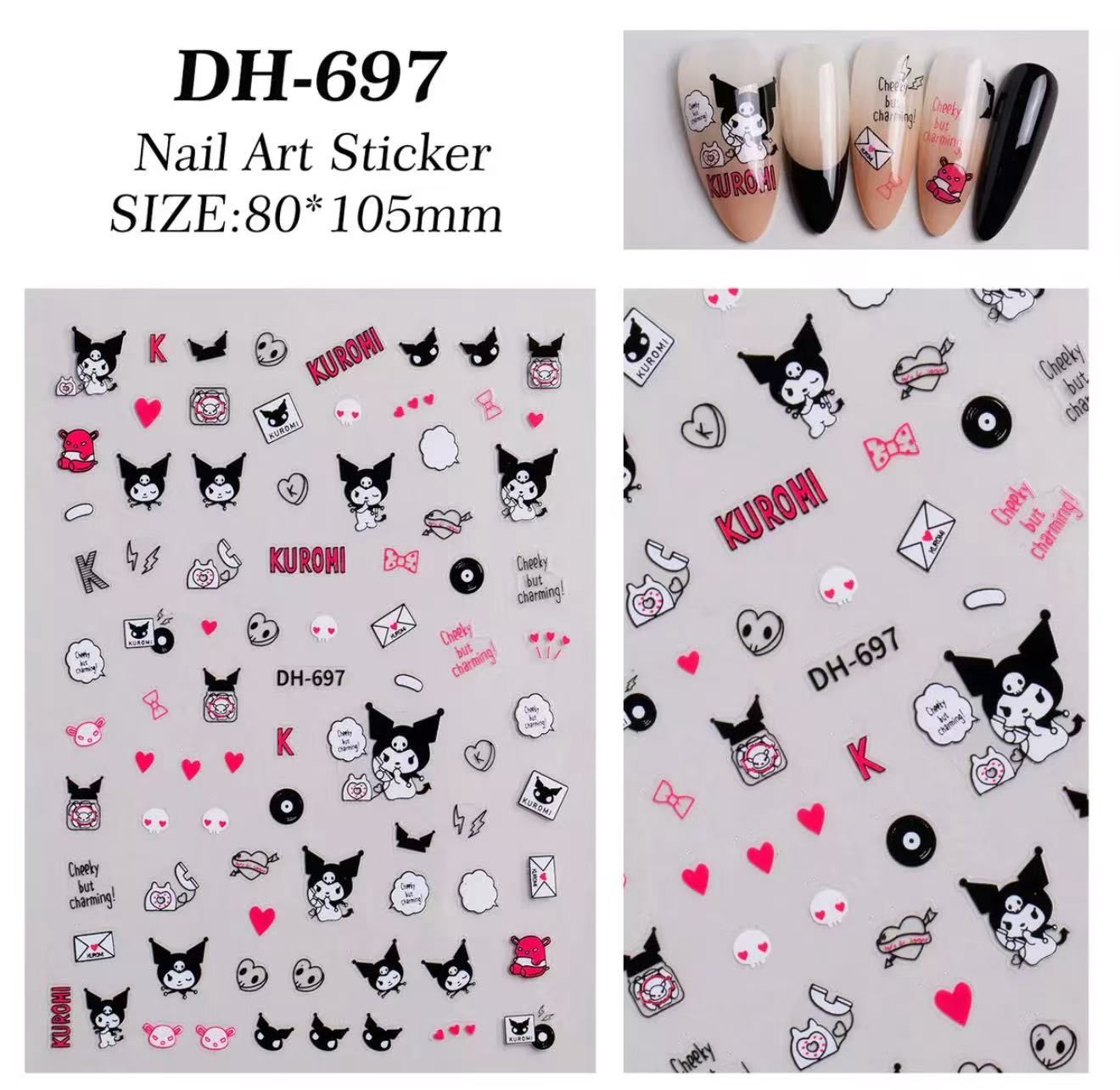 Nail Stickers - DH 697