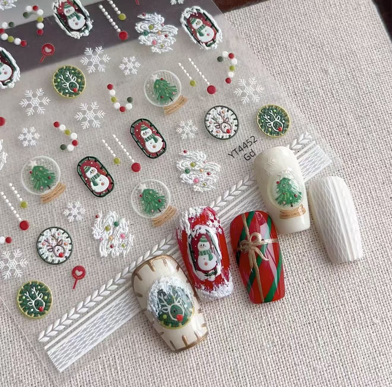 Halloween Nail Art Stickers - YT 4452