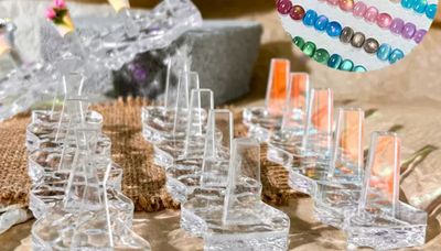 Acrylic Nail Art Display Holder