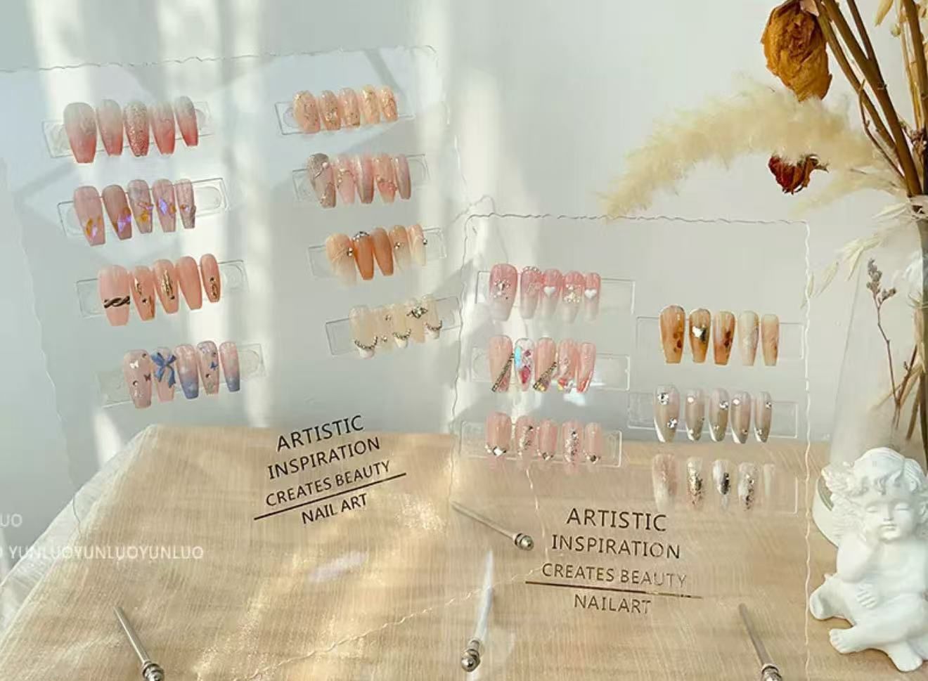 Acrylic Nail Art Display Board - Clear #14