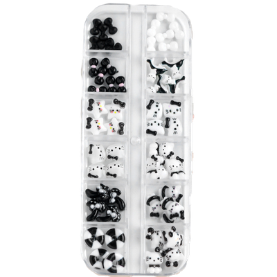 12 Grids Kitty Charms - B