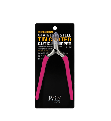 Paie Cuticle Nipper w/ Silicone Handle - Purple