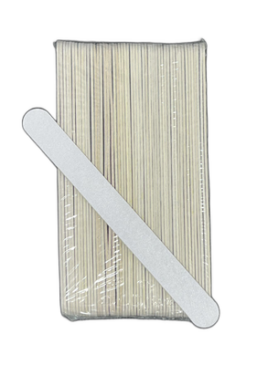 Wood Nail File White 100/180 50pc/pk