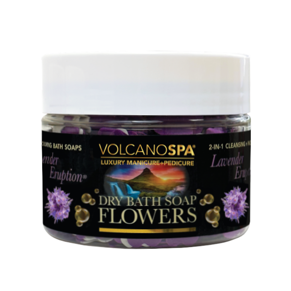 Lapalm Volcano Spa Flower Soap - Lavender (16oz)