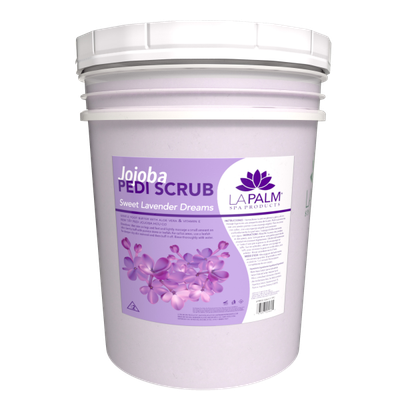 Jojoba Pedi-Gel Scrub Bucket (5 Gal) - Lavender Purple