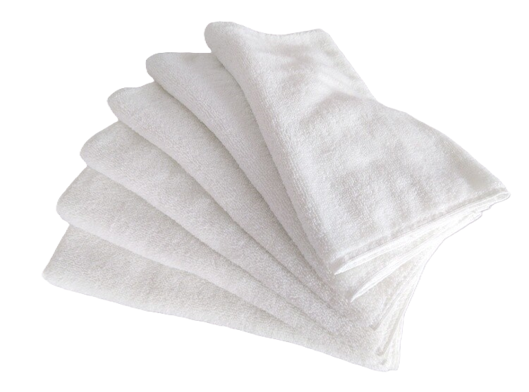 Pedicure Cotton Towel White 12x16