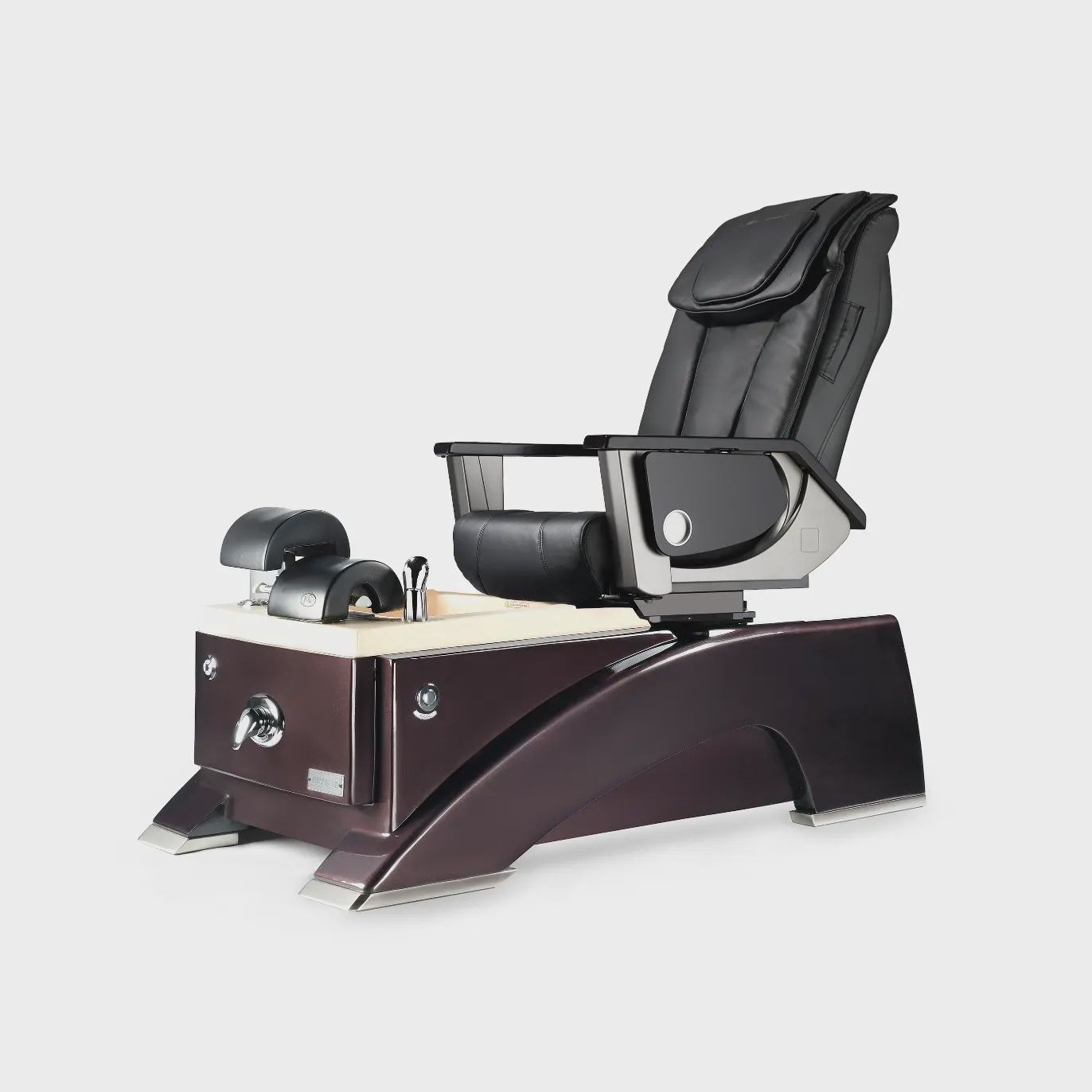 J&amp;A Spa Chair Episode LX (Please call us to order), Base Color:: Dark Cherry, Chair Color:: Black