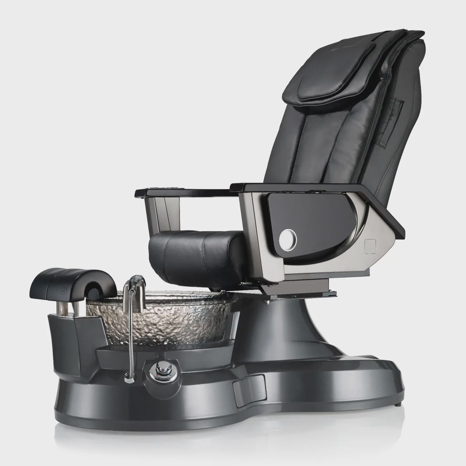 J&amp;A Spa Chair Lenox LX  (Please call us to order), Base Color:: Prestige Grey, Bowl Color:: Black Nickel, Chair Color:: Black