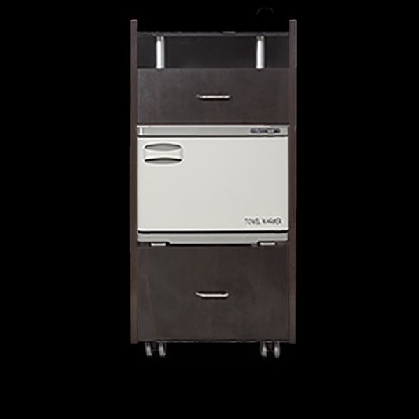 J&amp;A DP Glass Top Trolley Cart  (Please call us to order), color: Walnut