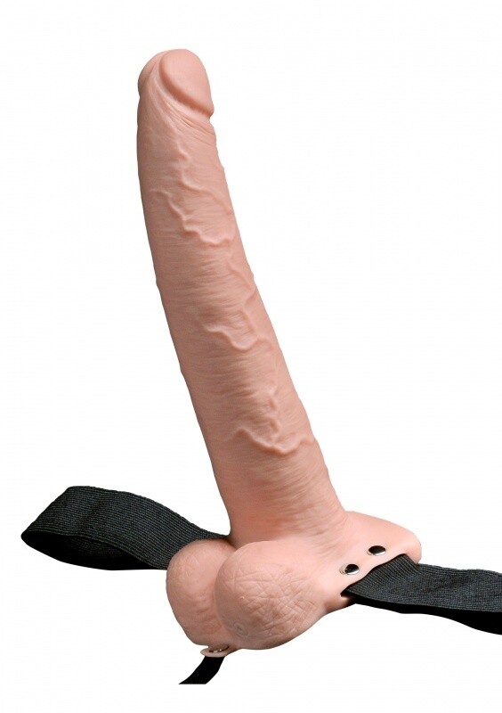 9inch Hollow Recharge Strap On