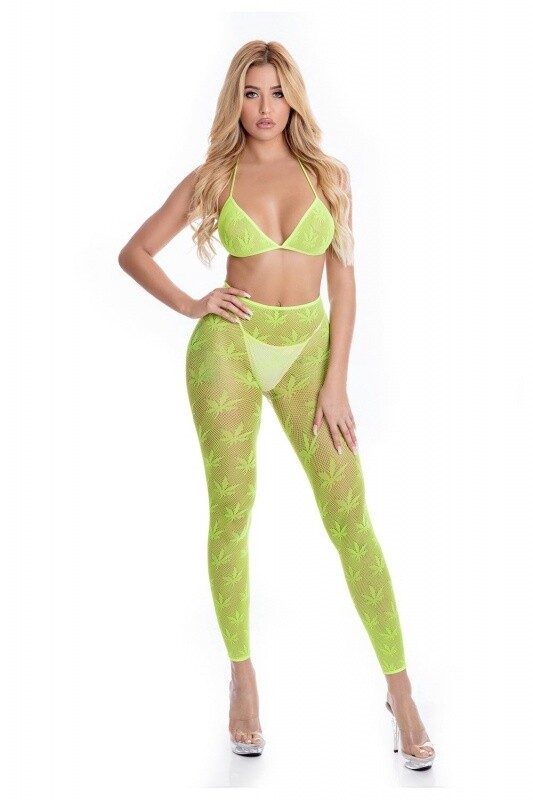 ALLES OVER LEAF BH SET GREEN, OS
