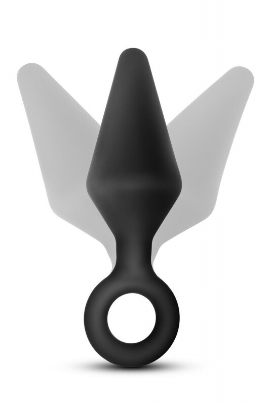 ANAL ADVENTURES SILICONEN LUSPLUG MEDIUM ZWART