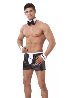 4-DELIG GIGOLOSET ONE SIZE ZWART