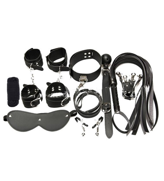 BDSM Set 9 Stuks Zwart Private Collectie