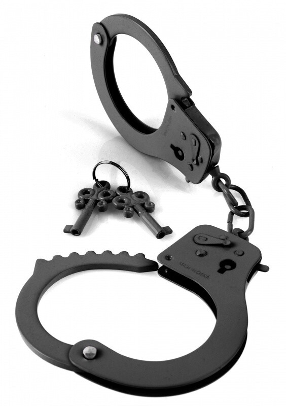 Designer Metal Handcuffs Zwart Fetish
