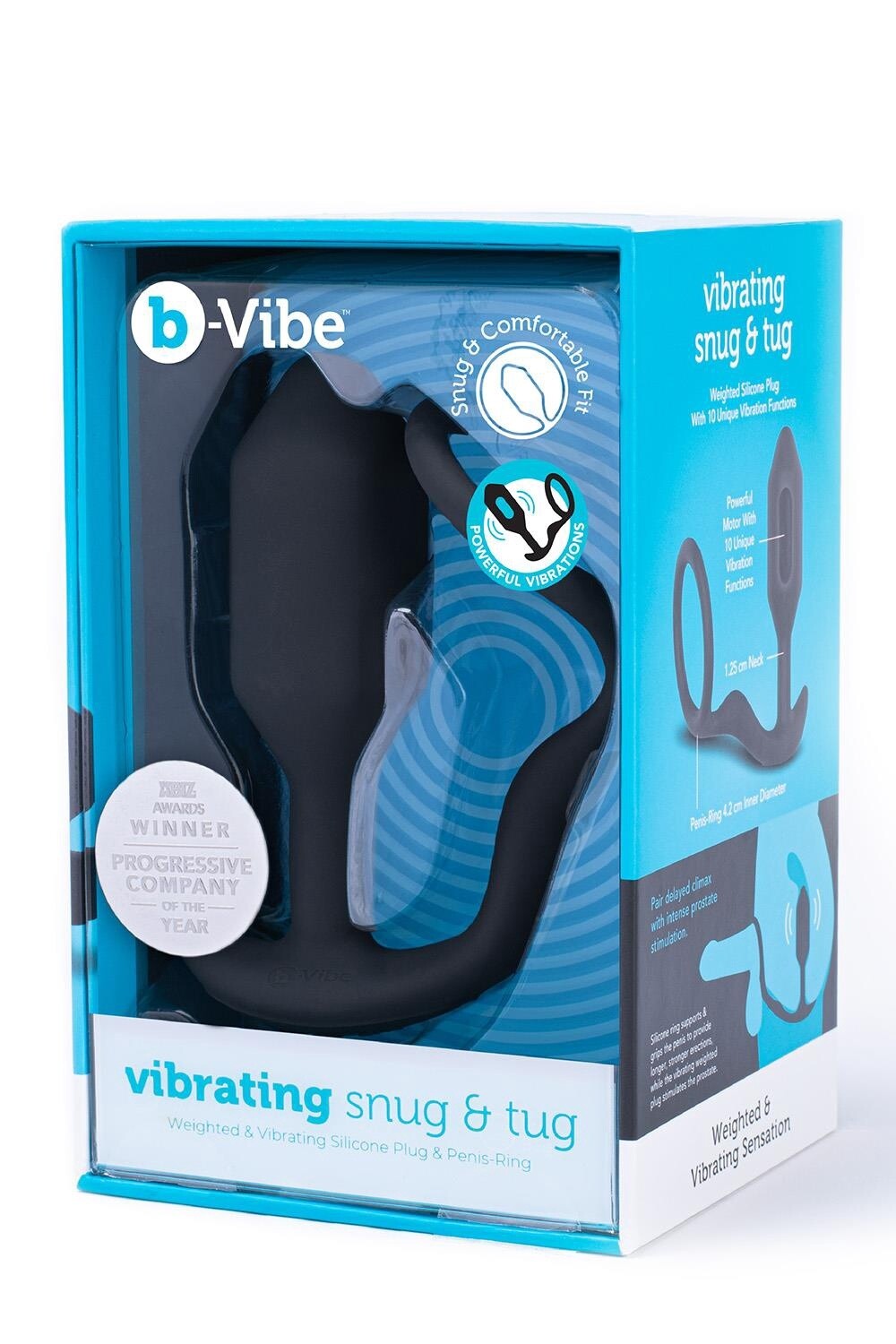 B-VIBE VIBRATING SNUG  en amp TUG M BLACK