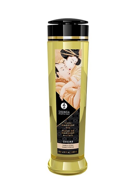 EROTIC MASSAGE OIL DESIRE VANILLA