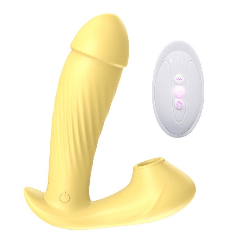 Foxshow Stimulator Vibrator USB, 7 trillingen, Verwarmingsfunctie, Zuigen