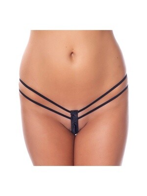 G-STRING - ONE SIZE - ZWART 1329