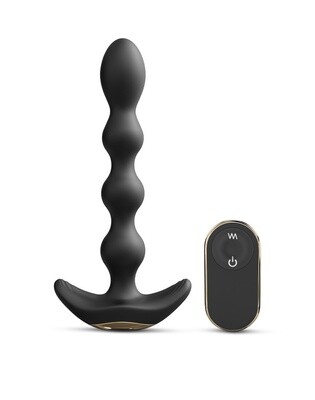 DORCEL FLEXI BALLS ANALE VIBRATOR MET AFSTANDSBEDIENING ZWART