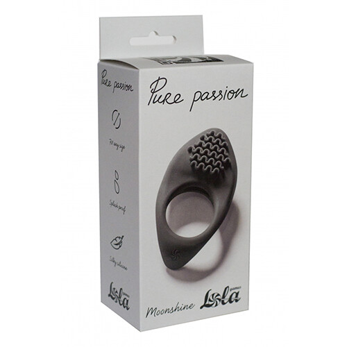 Erectie Vibroring Pure Passion Moonshine zwart