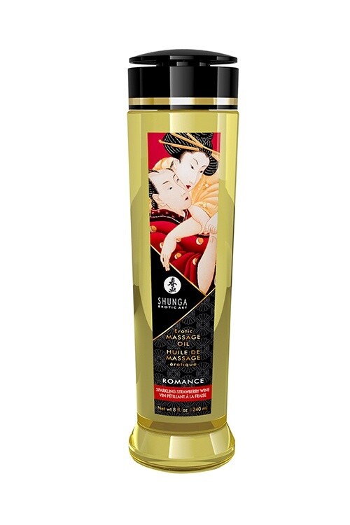 EROTISCHE MASSAGE OLIE ROMANCE STRAWB. WIJN