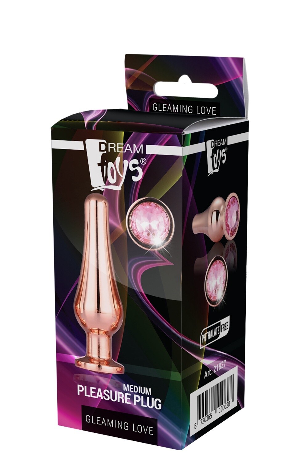 GLIMMING LOVE ROSE GOLD PLEZIER PLUG M
