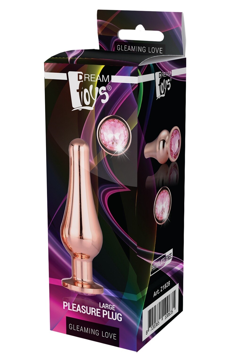 GLIMMING LOVE ROSE GOLD PLEZIER PLUG L