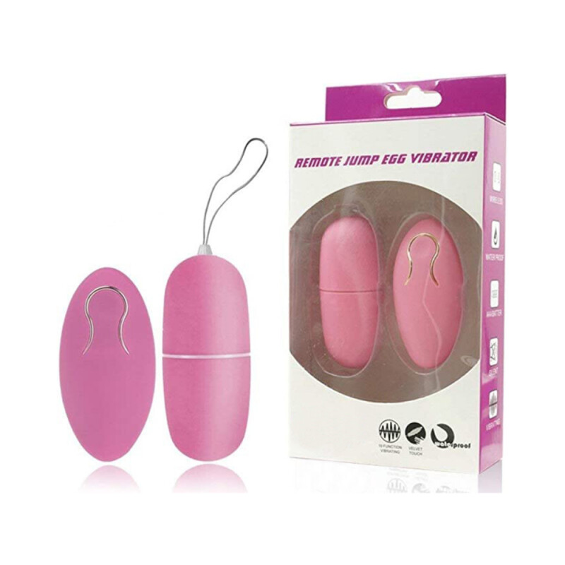 Intiem  en ndash Remote Jump Egg Vibrator  en ndash Roze