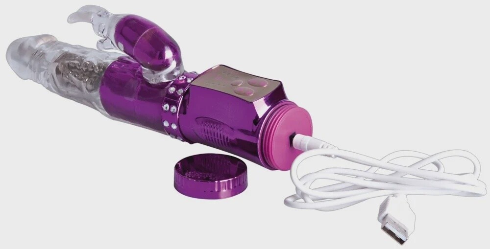 Krachtige Parel Tarzan Vibrator met Rotatie