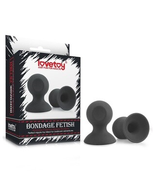 LOVE TOY - NIPPLE SUCKERS - ZWART