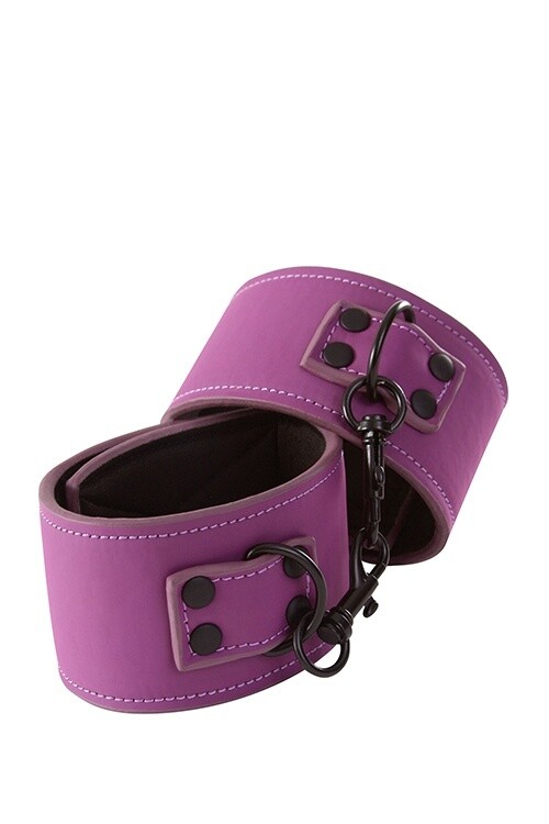 LUST BONDAGE WRIST CUFF PURPLE