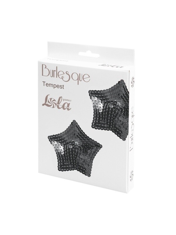 Nippellcovers Burlesque Tempest Zwart