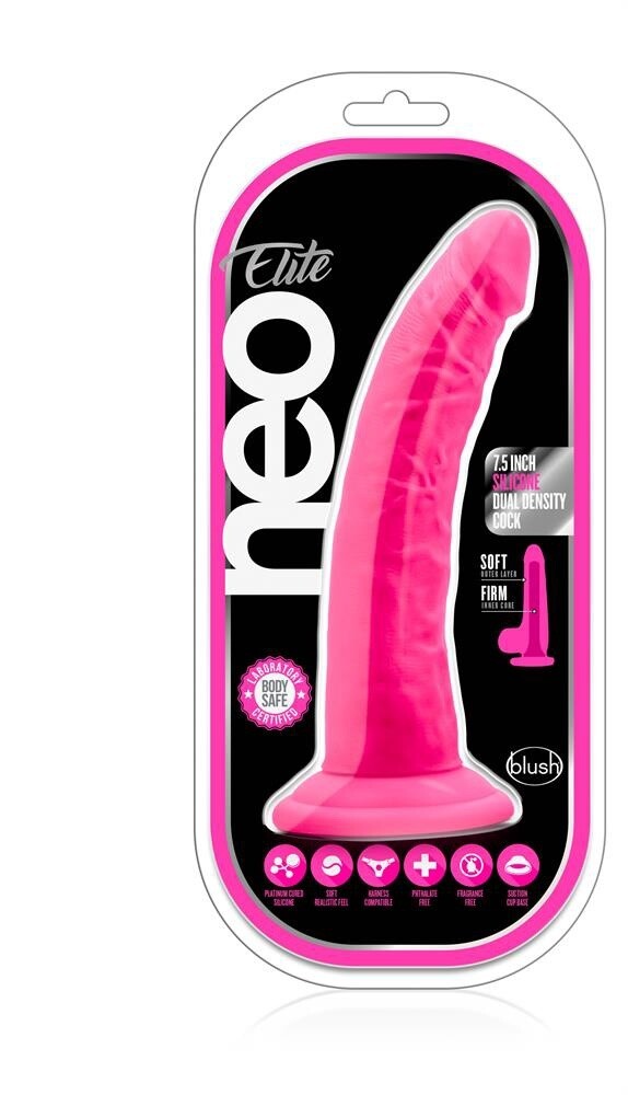 NEO ELITE 7.5INCH COCK NEON