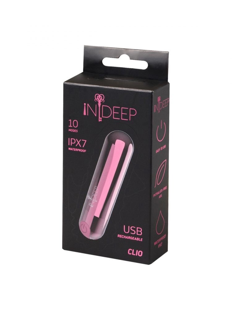Oplaadbare vibrerende kogel Indeep Clio Magenta