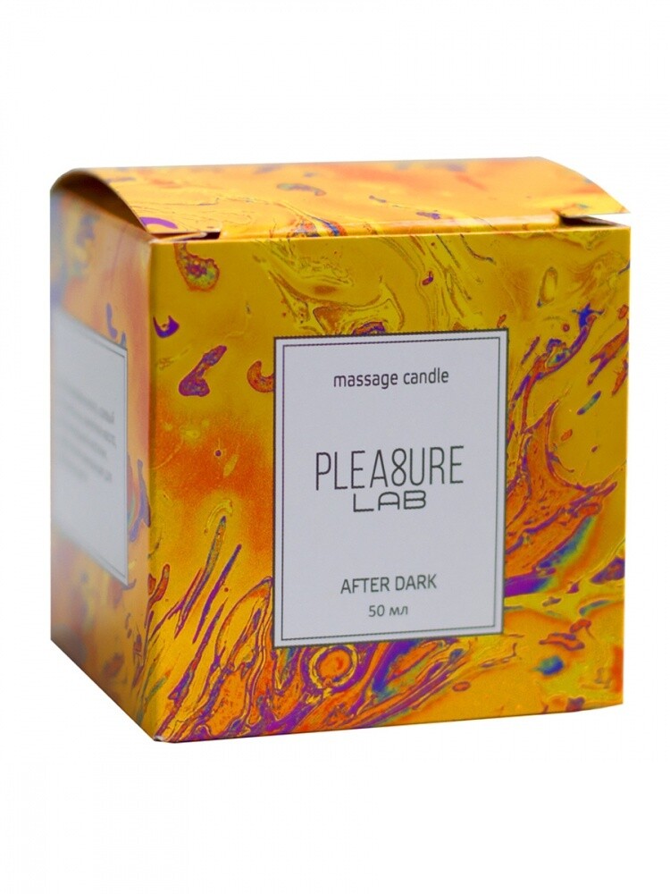 Massage Kaars Pleasure Lab in het donker