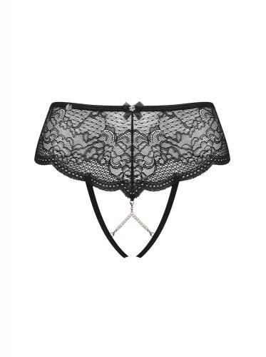 Pearlove Sexy String Met Open Kruisje En Parels