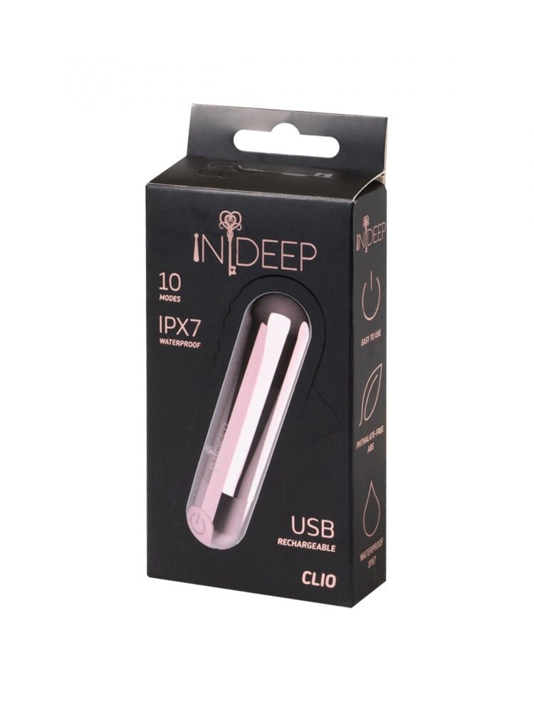 Oplaadbare vibrerende bullet Indeep Clio Pink