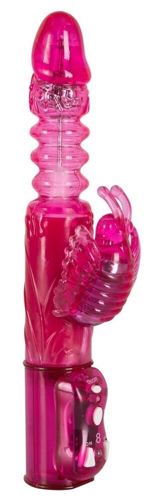 Roze Stotende Rabbit Vibrator