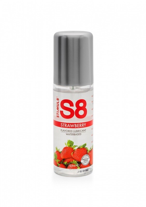 S8 WB Flavored Lube 125ml Aarbei