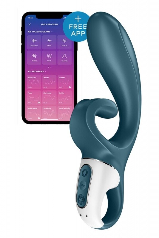 SATISFYER KNUFFEL ME GRAYBLUE