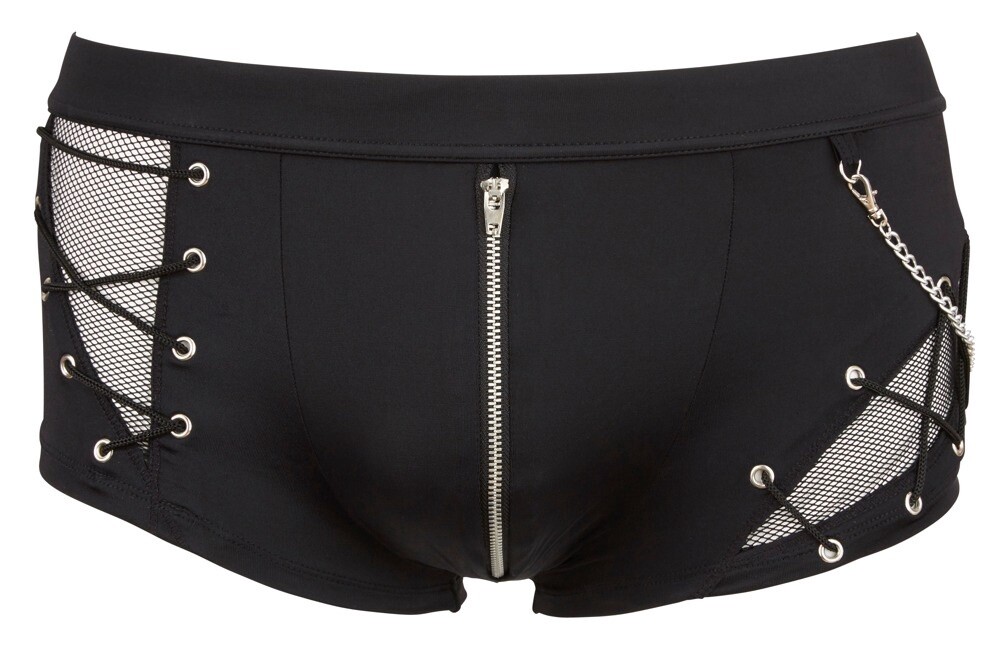 Stijlvolle Visnet Shorts met Rits