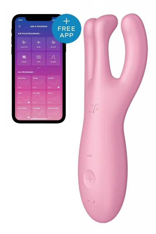 SATISFYER TRIO 4 CONNECT APP ROZE